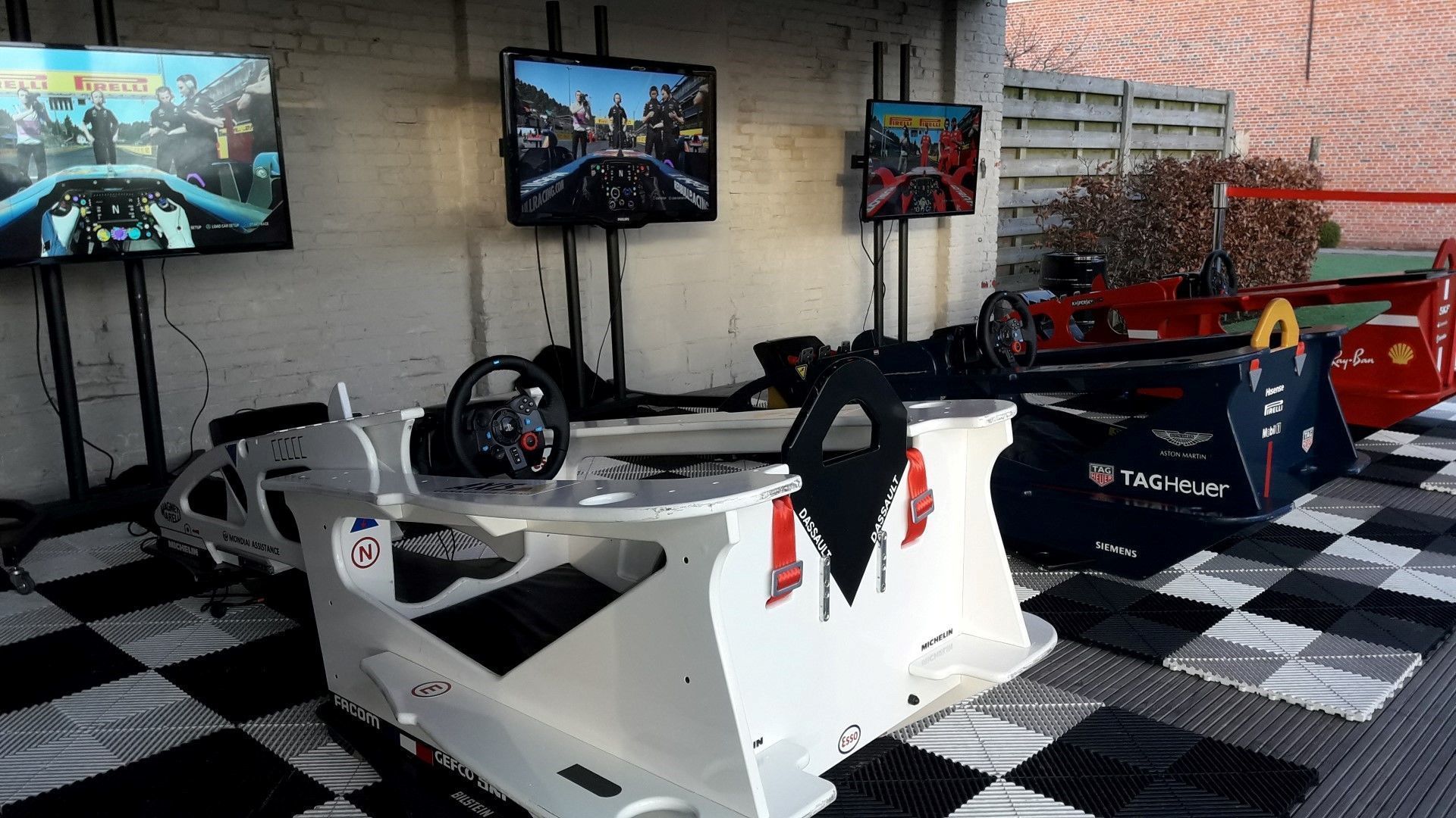 cockpits gekoppeld
