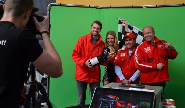 f1 green screen photobooth fototainment