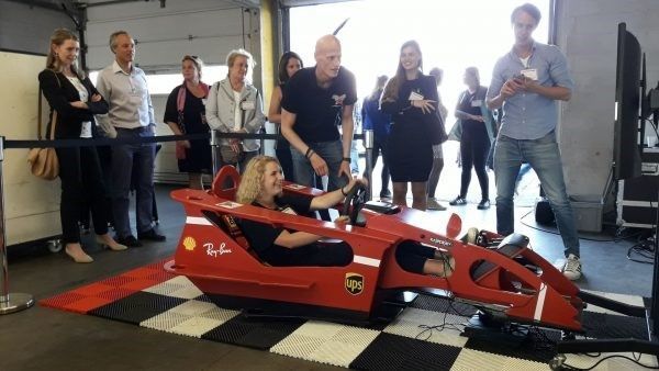 cockpit rood f1 zandvoort