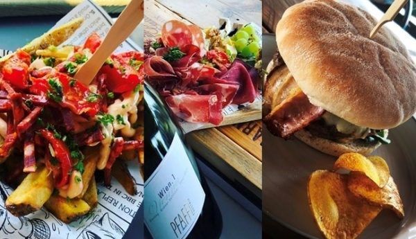 luxe foodtruck op locatie evenement patat hamburger salade