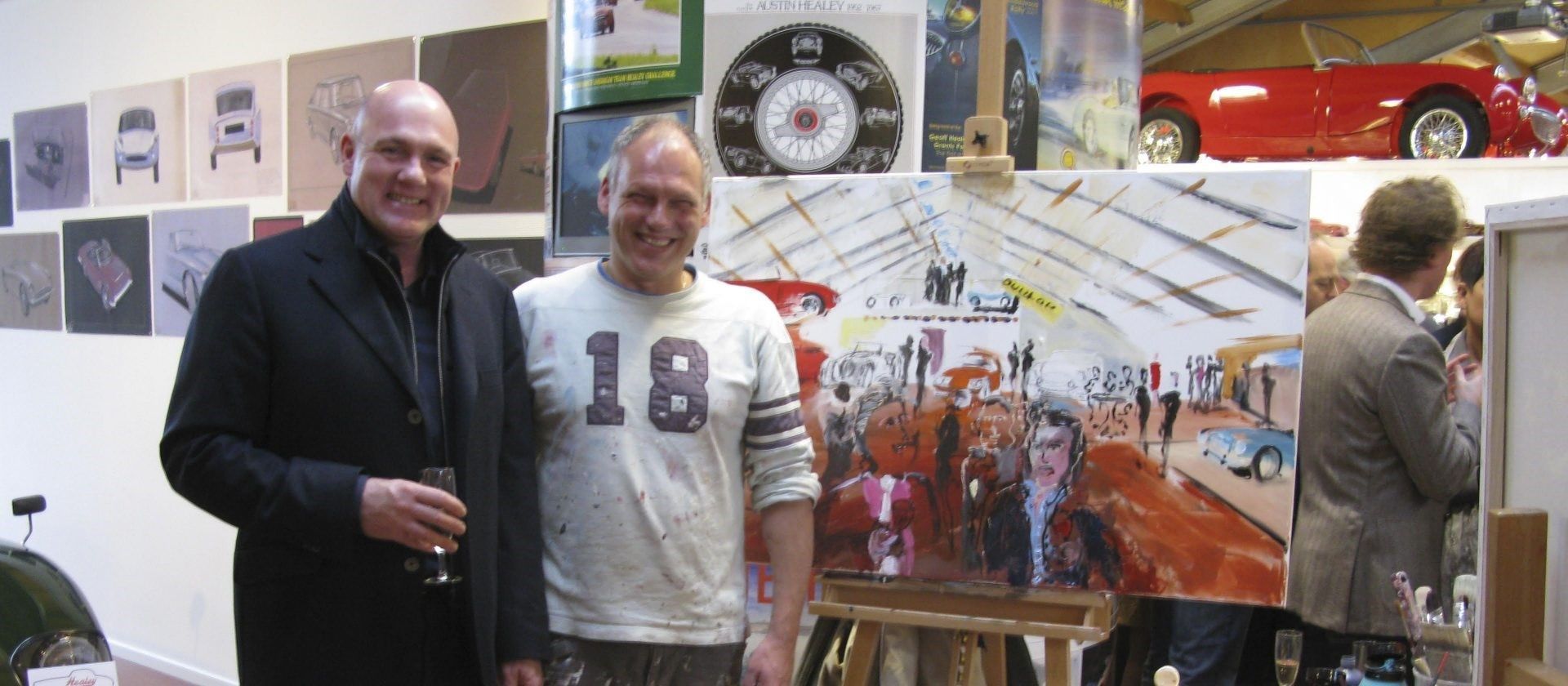 schilder evenement themafeest schilderij