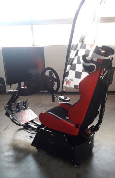 Full Motion Race Simulator virtual reality racing sim